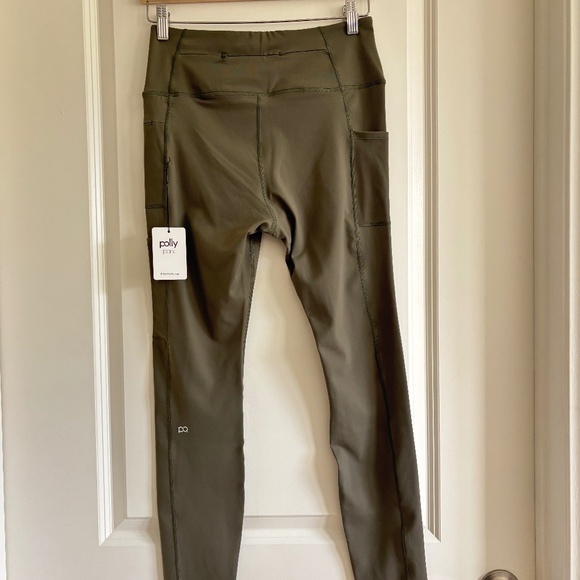 Polly Park FlexFit Lifting Workout Packet Legging Green Size M NWT - Picture 5 of 13